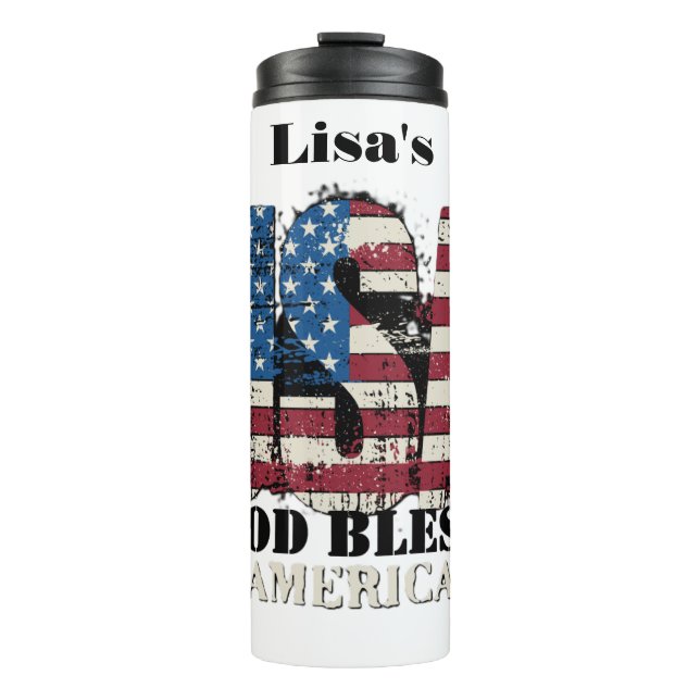 Bouteilles Isothermes USA Patriotique (Devant)