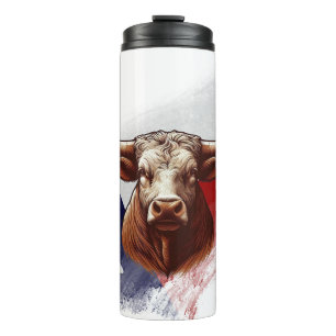 Bouteilles Isothermes Vache longhorne du Texas