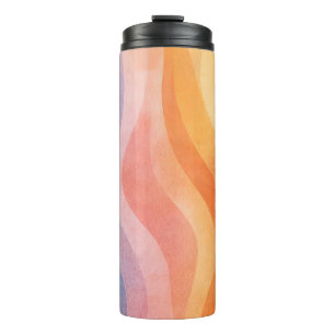 Bouteilles Isothermes Vague Moderne Neutre • Déco Minimaliste • Tendance