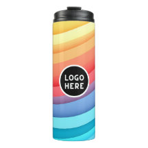 Vagues arc-en-ciel Abstraites avec votre logo