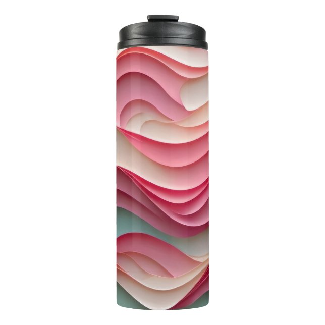 Bouteilles Isothermes Vagues fraîches couleur bonbon (Devant)