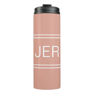Bouteilles Isothermes Vaisselle personnalisée avec monogramme initial ro