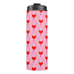 Bouteilles Isothermes Valentines Jour Amour Coeur Axolotl Motif