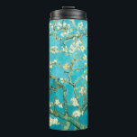 Bouteilles Isothermes VAN GOGH Fleurs d'amandes<br><div class="desc">"van gogh", vincent, "fleurs d'amandes", fleurs, "peinture célèbre", vintage, "art fin", floral, bleu</div>