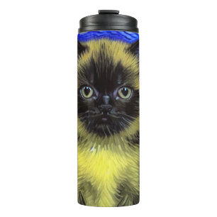 Bouteilles Isothermes Van Gogh Starry Nuit Siamese Cat