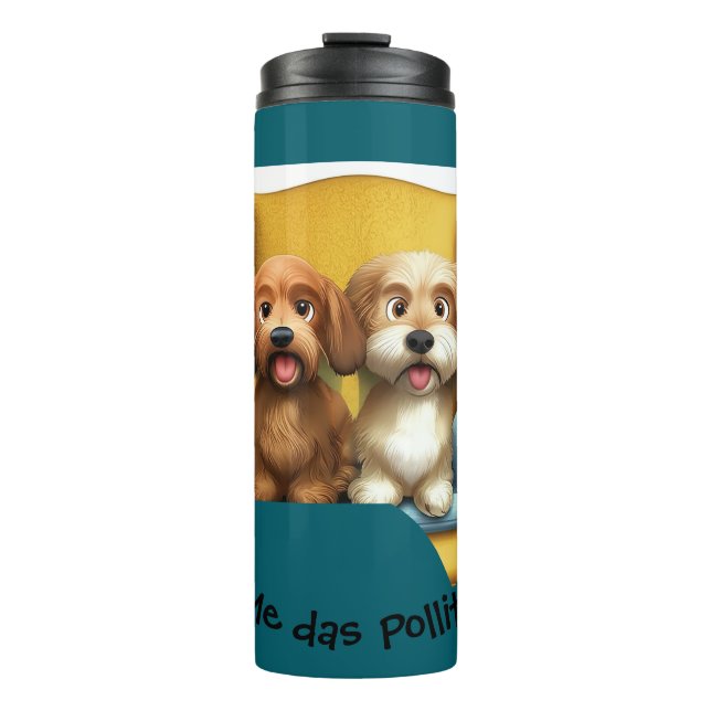 Bouteilles Isothermes Vaso Térmico “Amiguitas Peludas” (Devant)