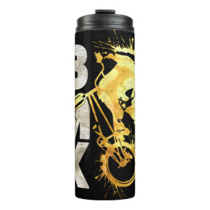 Bouteilles Isothermes Vélo Bmx Classique   Bmx Silver Gold Thermal Tumbl