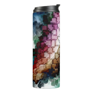 Bouteilles Isothermes Vent foncé centré sur le cube