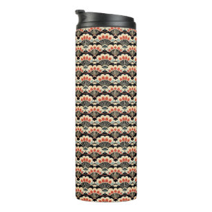 Bouteilles Isothermes Ventilateur Art déco japonais vintage Tumbler ther