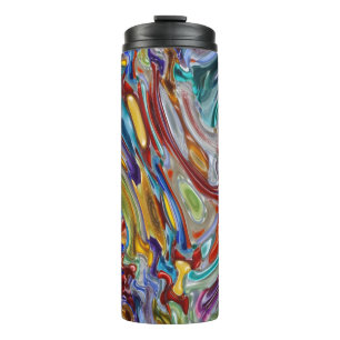 Bouteilles Isothermes Verre coloré Vague magnétique #93 -