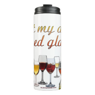 Bouteilles Isothermes Verres à vin SlipperyJoe's jeu de mots coquin roug