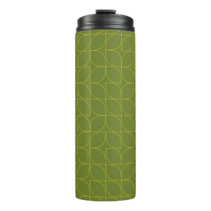 Bouteilles Isothermes Vert, cool, tendance, abstraction foliaire ludique