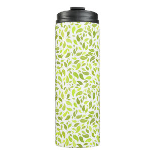Bouteilles Isothermes Vert Feuille Nature Imprimer, Plante Motif feuille