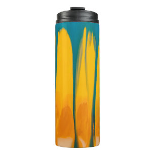 Bouteilles Isothermes Vêtements jaunes et bleus