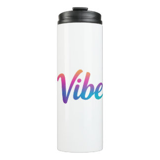 Bouteilles Isothermes Vibe Rainbow Gradient Script Thermal Tumbler