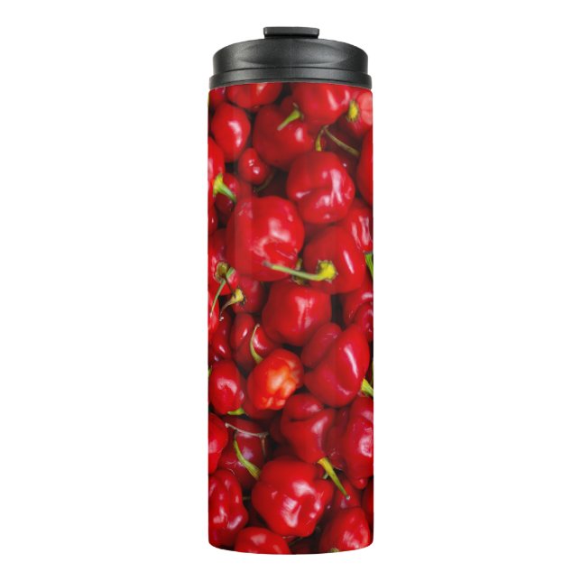 Bouteilles Isothermes Vibrant Red Chili Pepper Harvest (Devant)