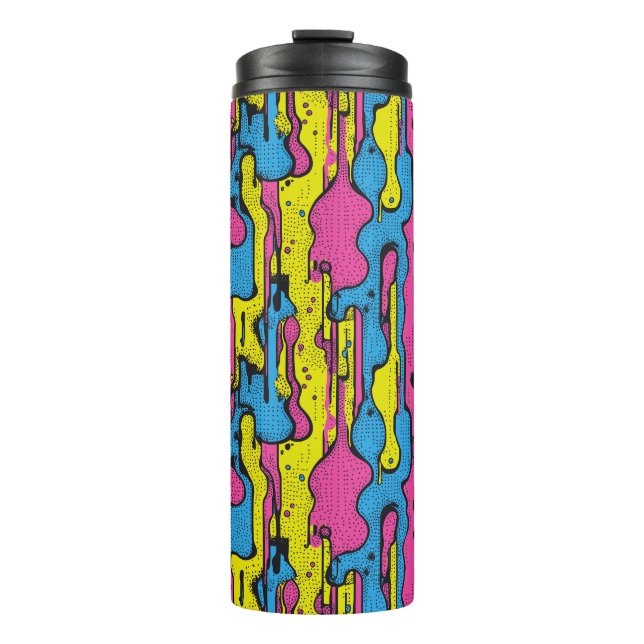 Bouteilles Isothermes "Vibrant Retro Pop Art DriMotif (Devant)