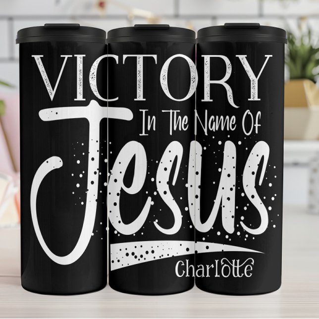 Bouteilles Isothermes Victoire au Nom de Jésus (Créateur téléchargé)