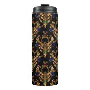 Bouteilles Isothermes Victorien Luxueux Noir Or