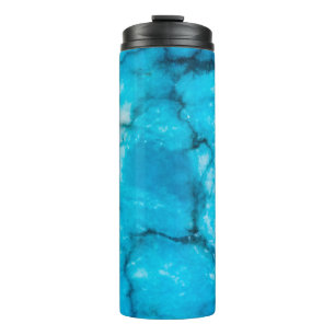 Bouteilles Isothermes Vieille apparence de marbre bleu