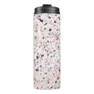 Bouteilles Isothermes Vieille texture terrazzo, motif d'hamper.