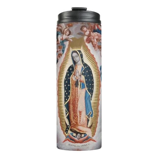 Bouteilles Isothermes "Vierge culbuteur d'art de Guadalupe" (Devant)