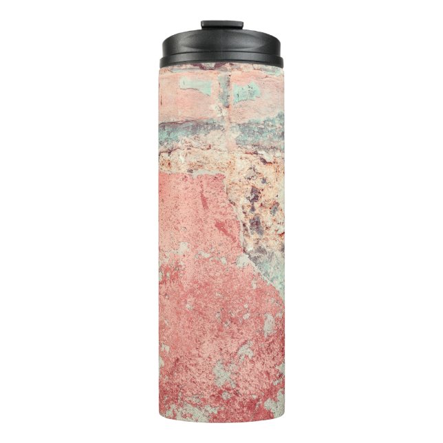 Bouteilles Isothermes Vieux mur de béton texturé avec défauts naturels.  (Devant)