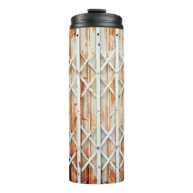 Bouteilles Isothermes Vieux panneaux de portes en fer sont rouillés. abs (Devant)