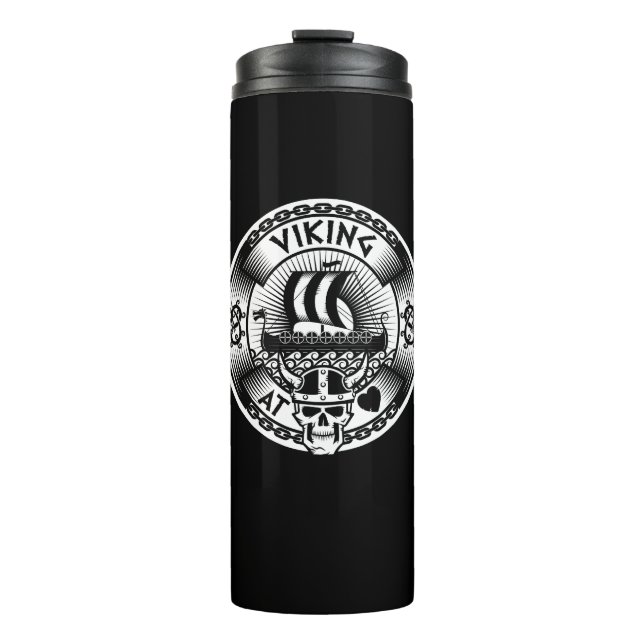 Bouteilles Isothermes Viking au cœur (Devant)