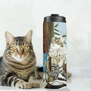 Bouteilles Isothermes Viking Cat Blue Dragon