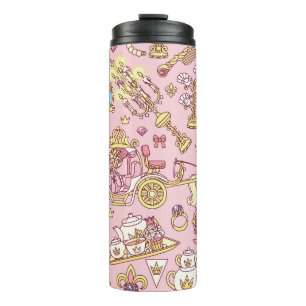 Bouteilles Isothermes Vintage abstrait motif transparent. Petit P simple