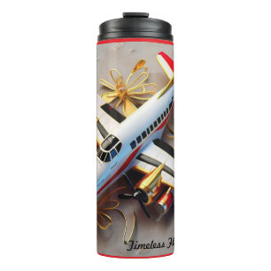 Bouteilles Isothermes "Vintage Aviation Chic"