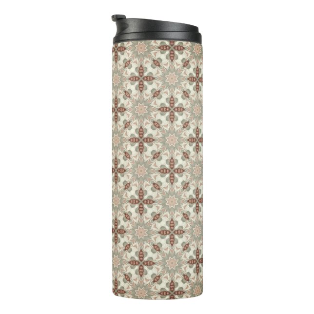Bouteilles Isothermes Vintage/Bohemian Warm Hues Insulated Mug (Tourné sur la droite)