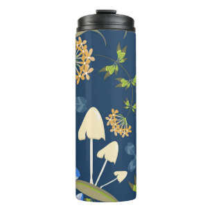 Bouteilles Isothermes Vintage fleuri sans couture motif avec fleurs, mai
