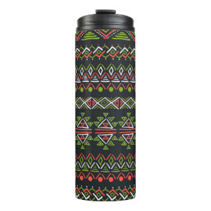Bouteilles Isothermes Vintage géométrique : ensemble de motifs sans soud