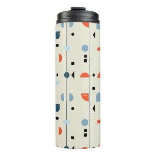 Bouteilles Isothermes Vintage géométrique : motif transparent du milieu 