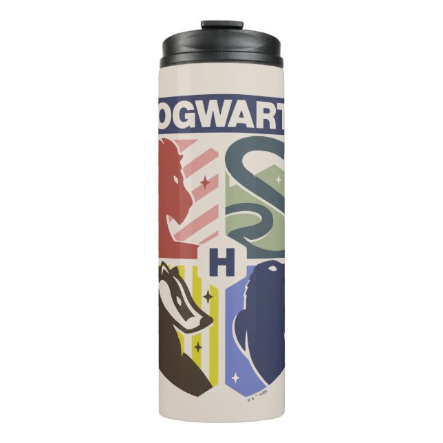 Bouteilles Isothermes Vintage HOGWARTS™ Stamped Crest (Devant)