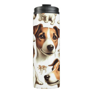 Bouteilles Isothermes Vintage Jack Russell Terrier sans fil