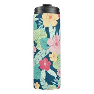 Bouteilles Isothermes vintage tropical hawaïen sans couture motif