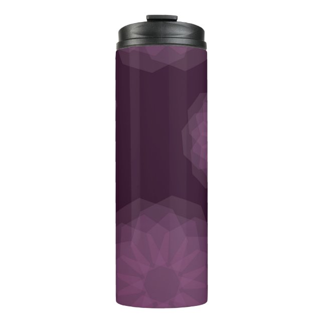 Bouteilles Isothermes Violet, cool, tendance moderne simple floral abstr (Devant)