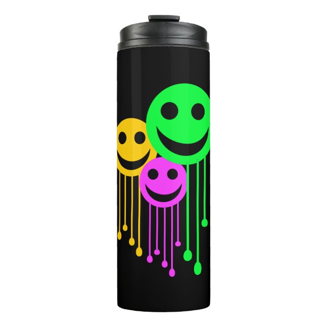Bouteilles Isothermes Visages souriants (Devant)