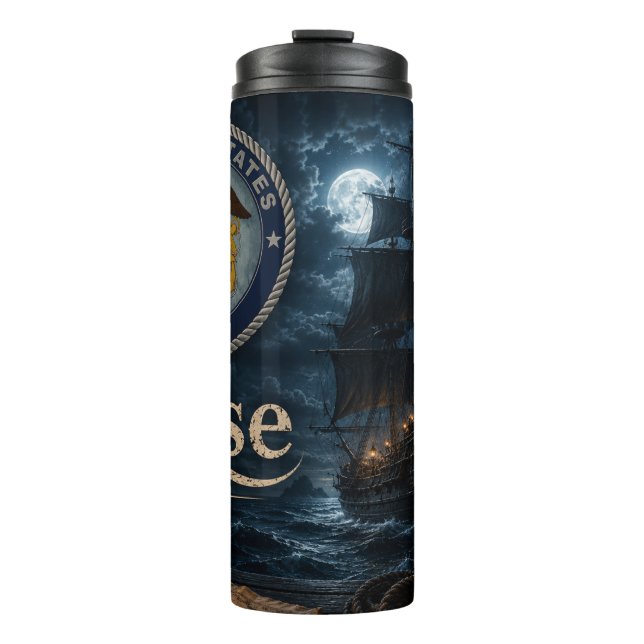 Bouteilles Isothermes vise bateau pirate (Devant)