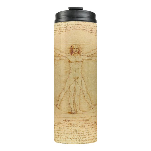 Bouteilles Isothermes Vitruvian Man by Leonardo da Vinci (Devant)