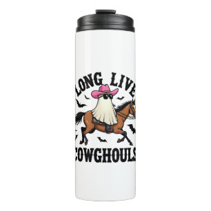 Bouteilles Isothermes Vive Gouls Éffrayant Halloween Ghost Cowboy