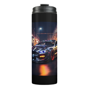 Bouteilles Isothermes voiture de course sur piste intérieure