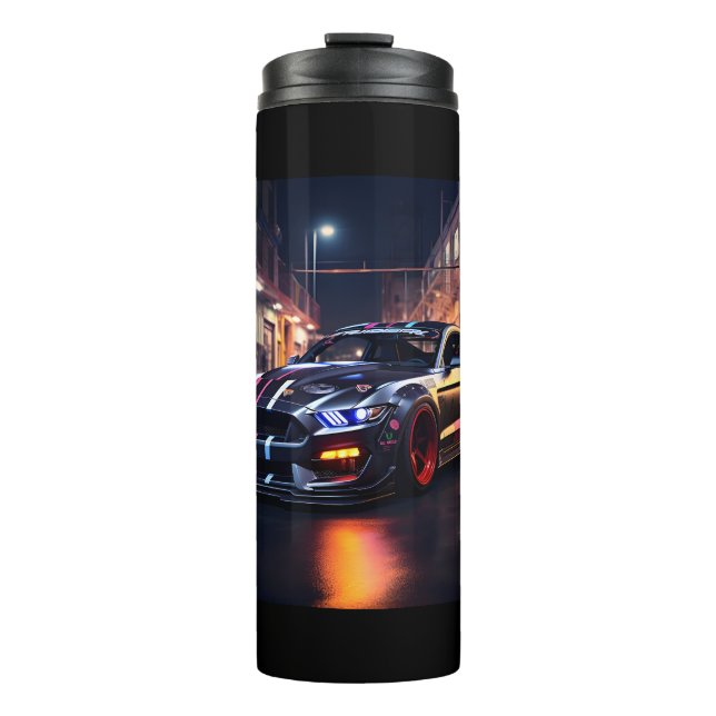 Bouteilles Isothermes voiture de course sur piste intérieure (Devant)