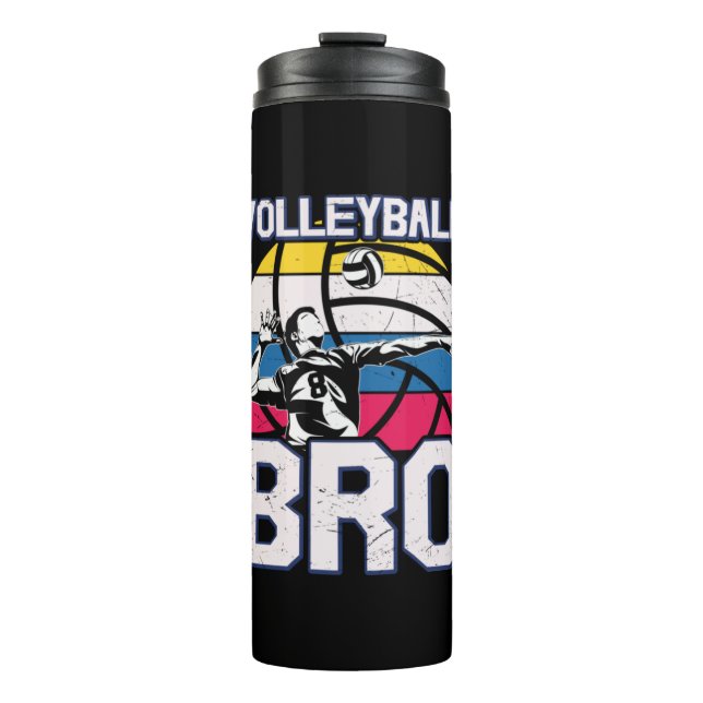 Bouteilles Isothermes Volleyball Player | Volleyball Bro (Devant)