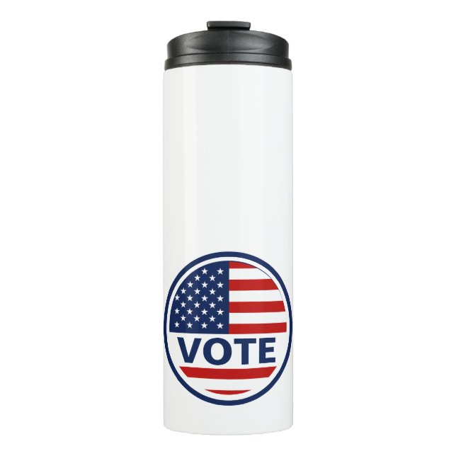 Bouteilles Isothermes Vote American Flag Election 2024 (Devant)