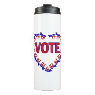 Bouteilles Isothermes voter démocrate donkey