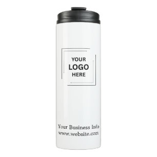 Bouteilles Isothermes Votre Logo Entreprise Corporate Moderne Minimali